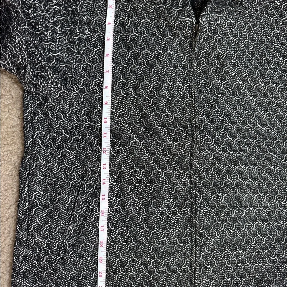 Eileen Fisher Rosette Jacquard Jacket Women's Black and White Patterned Jacket M - Picture 13 of 16